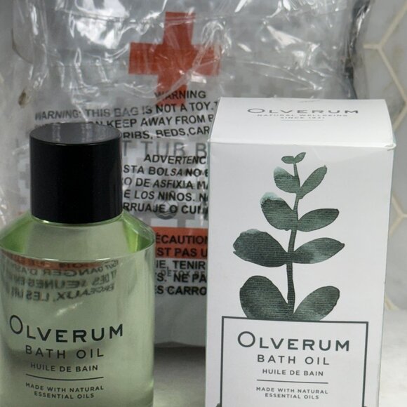 OLVERUM-Nat Bath Oil | Vegan, Cruelty-Free, Revitalizing Clean Beauty 4.25 oz - Picture 1 of 2